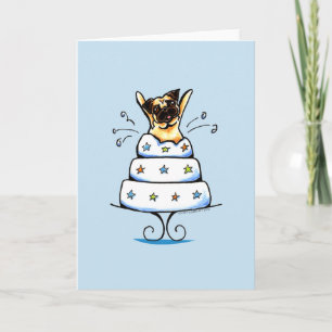 Pug Cake Trick Card