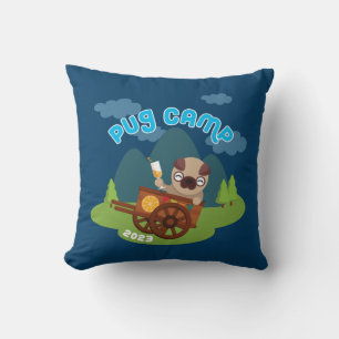 Pug Camp 2023 Cushion