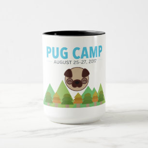 Pug Camp Coffee Tea Mug