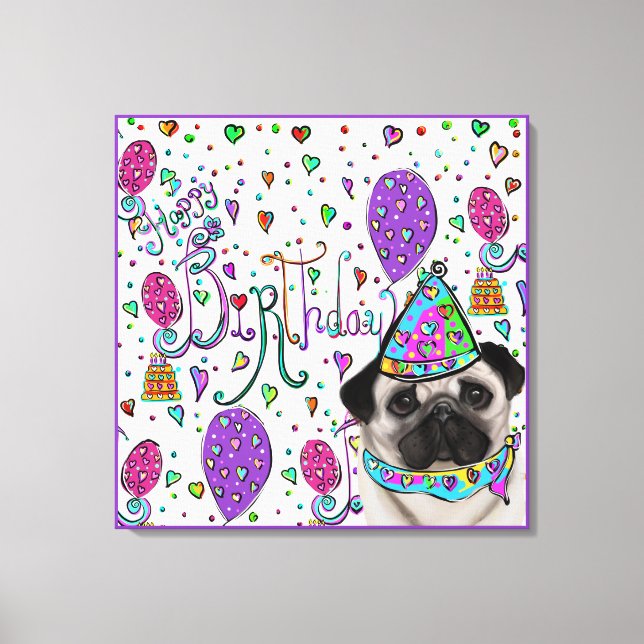 PUG CANVAS PRINT (Front)