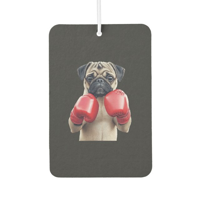 Pug    car air freshener (Front)