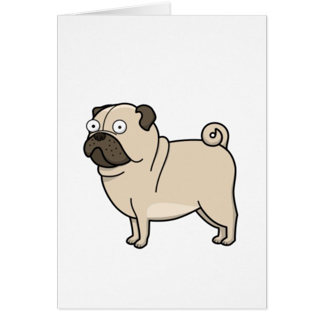 pug cartoon full (Front)