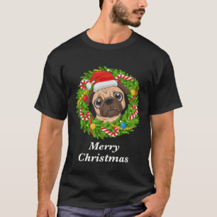 Pug Christmas  For Dog  Men Women Kids T-Shirt