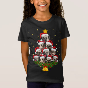 Pug Christmas Tree Dog Lover Xmas Funny Cute Gift T-Shirt