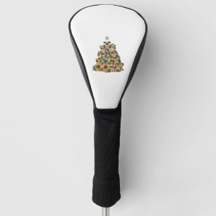 Pug Christmas Tree Merry Dogmas Cute Golf Head Cover