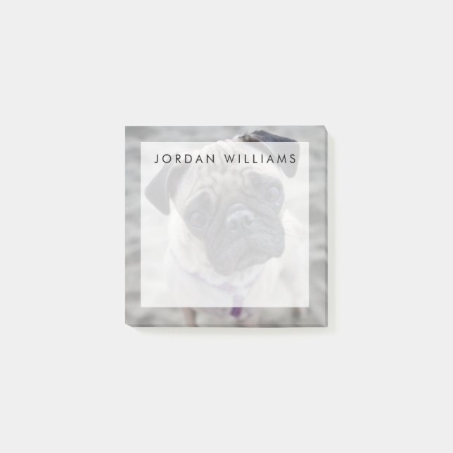 Pug Closeup Post-it Notes (Front)