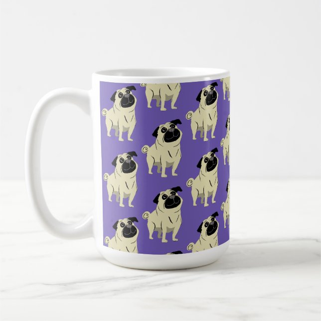 Pug Coffee Mug (Left)