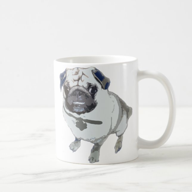 Pug Coffee Mug (Right)