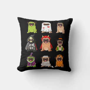Pug Collection Happy Pugoween Halloween Spooky Cos Cushion