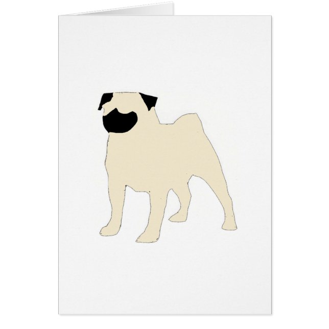 pug colour silhouette (Front)