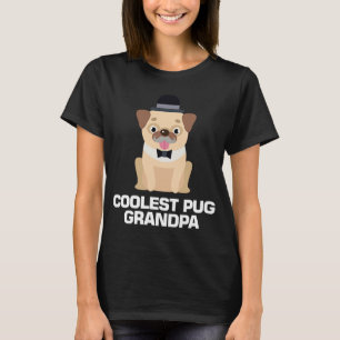 Pug Coolest Grandpa Cute Dog Mens T-Shirt