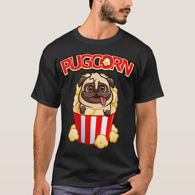 Pug Corn T-Shirt (Front)