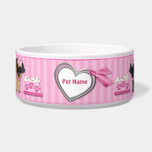 Pug Cuties Pink Stripe - Customise