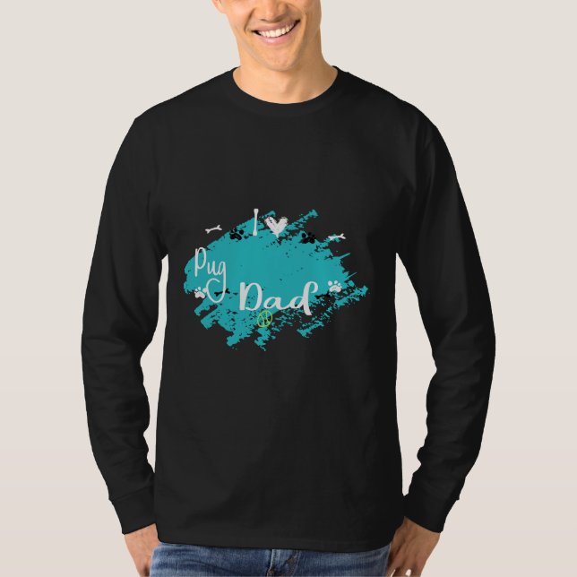 Pug dad Classic T-Shirt 443 (Front)