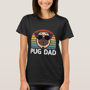 Pug Dad Dog Owner Pug 222 T-Shirt