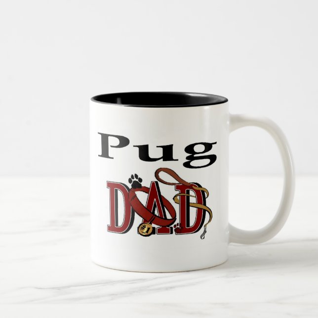 Pug Dad Mug (Right)