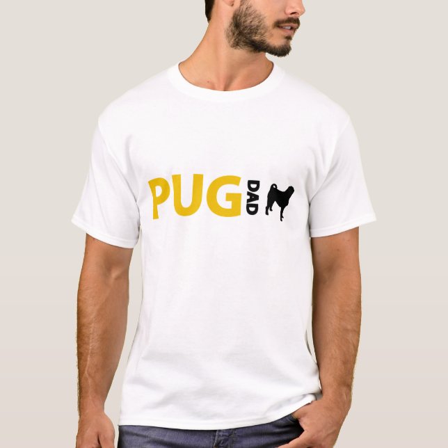 Pug Dad T-Shirt (Front)