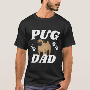 Pug Dad - Vector Pug Classic T-Shirt 344