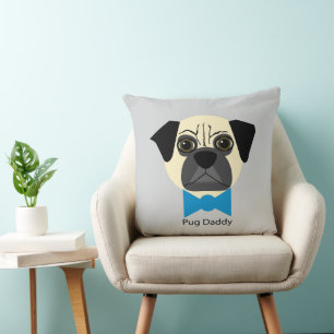 Pug Daddy Cushion