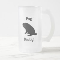 Pug Daddy Frosted Mug