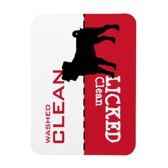 Pug Dishwasher Magnet Sign (Vertical)