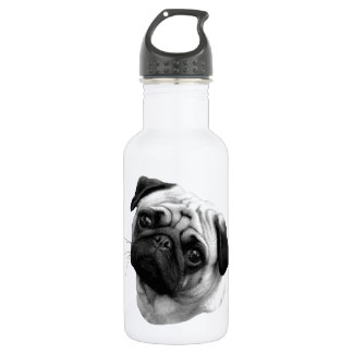 Pug Dog 532 Ml Water Bottle