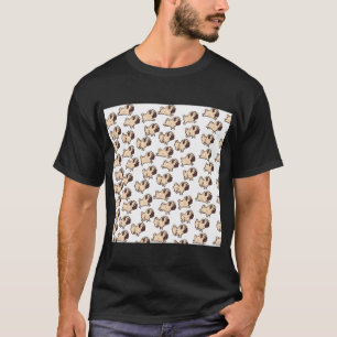 Pug Dog Art Pugs puppy funny cute dogs T-Shirt