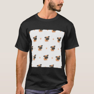 Pug Dog Art Pugs puppy funny cute dogs T-Shirt