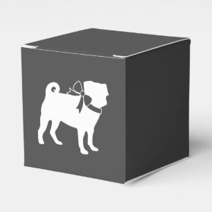 Pug Dog Baby Shower Theme Puppy Gender Neutral Favour Box