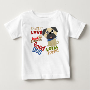 Pug Dog Best Friend Baby T-Shirt