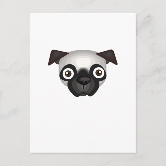 Pug Dog Breed - My Dog Oasis Postcard (Front)