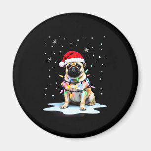 Pug Dog Christmas Men Women (3) Magnet