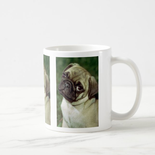 Pug Dog Coffee Mug (Right)
