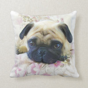 Pug Dog Cushion
