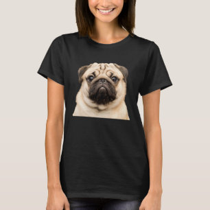 Pug Dog Face Close Up T-Shirt