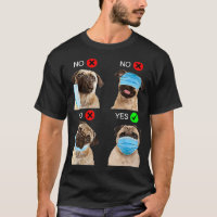 Pug Dog How To Wear A Face Mask Funny Pug Lover