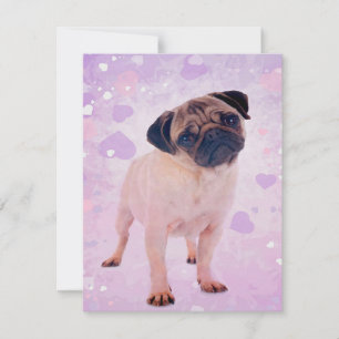 Pug Dog Invitation