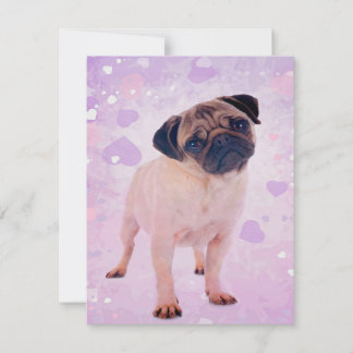 Pug Dog Invitation