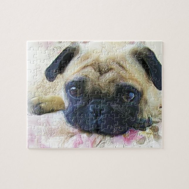 Pug dog jigsaw puzzle (Horizontal)