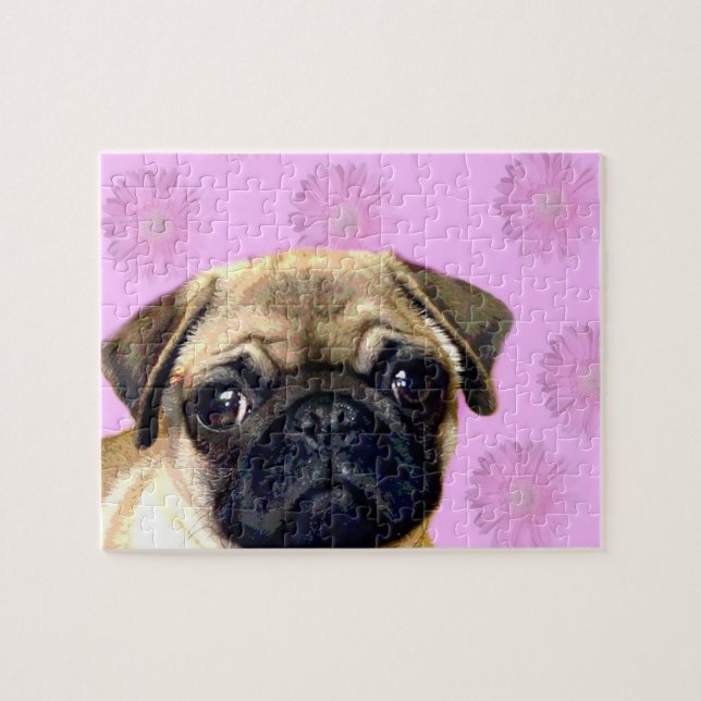Pug dog jigsaw puzzle (Horizontal)
