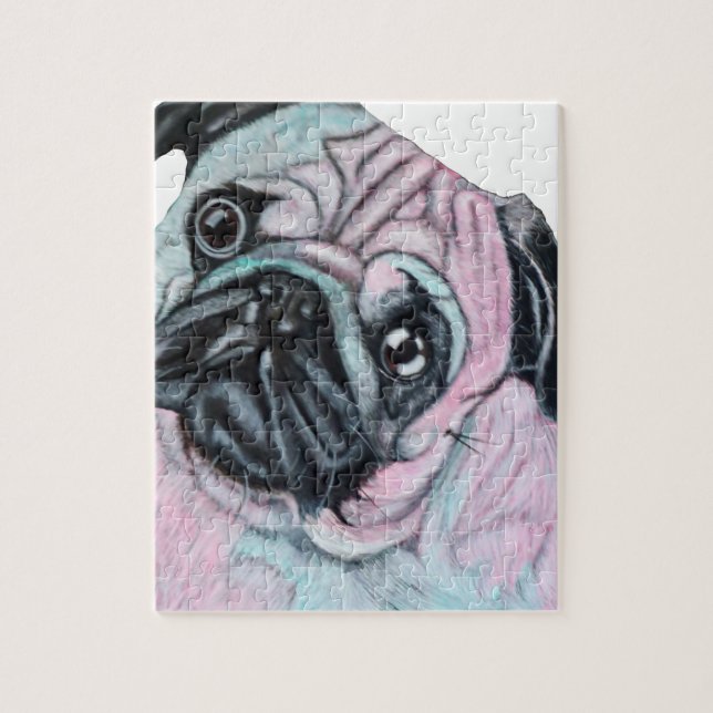 Pug Dog Jigsaw Puzzle (Vertical)