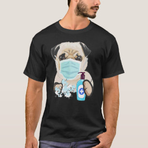 Pug Dog Lover Face Mask Health Flu Cold Cute Pug G T-Shirt