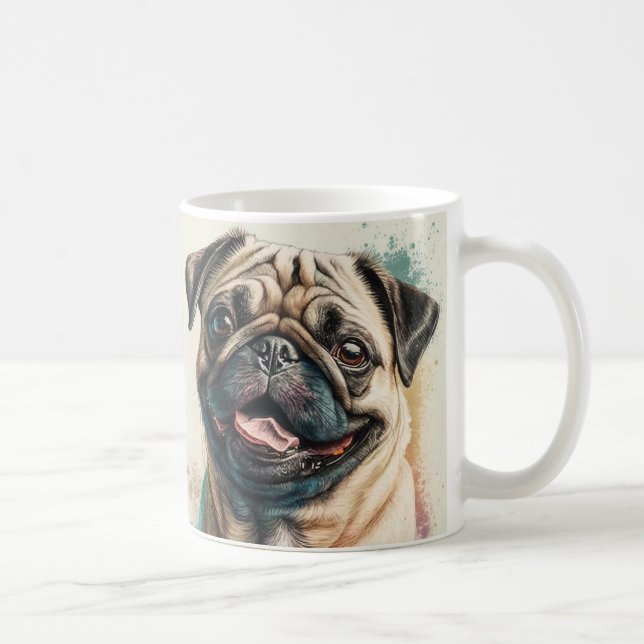 Pug dog lover mug dog mum mug (Right)