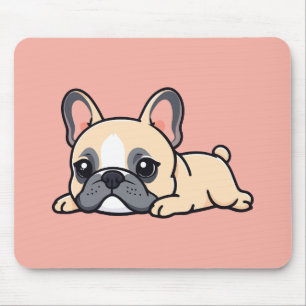 Pug dog mouse mat
