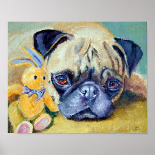 Pug Dog Print