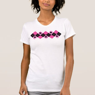 Pug Dog Punk Rock Argyle T-Shirt