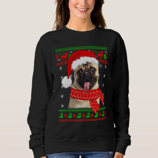 Pug Dog Puppy Dog  Ugly Christmas Sweater Family