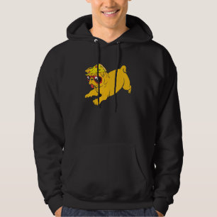 Pug Dog Puppy Slice Of Pizza Pet Box Hoodie