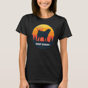 Pug Dog Retro T-Shirt