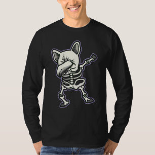 Pug Dog Skeleton Scary Cool Halloween Costume T-Shirt